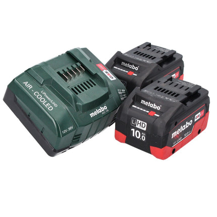 Metabo LB 18 LTX BL Souffleur de feuilles sans fil 18 V brushless + 2x Batteries 10,0 Ah + Chargeur