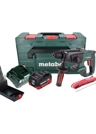 Metabo KHA 18 LTX Perforateur sans fil 18 V 2,2 J SDS Plus + 1x Batterie 10,0 Ah + Chargeur + Coffret metaBOX