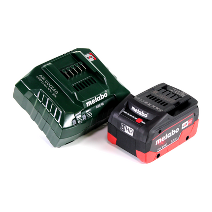 Metabo KHA 18 LTX Perforateur sans fil 18 V 2,2 J SDS Plus + 1x Batterie 5,5 Ah + Chargeur + 7 pièces P4P SDS plus + Coffret metaBOX