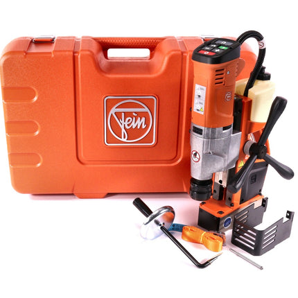 Fein KBU 35 PQW Universal Unité de perçage magnétique jusqu'à 35 mm ( 72707261000 ) + Jeu d'accessoires 5 pièces + Coffret