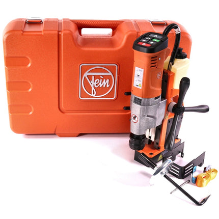 Fein KBU 35-2 QW Universal Unité de perçage magnétique jusqu'à 35 mm ( 72705861000 ) + Jeu d'accessoires 5 pièces + Coffret