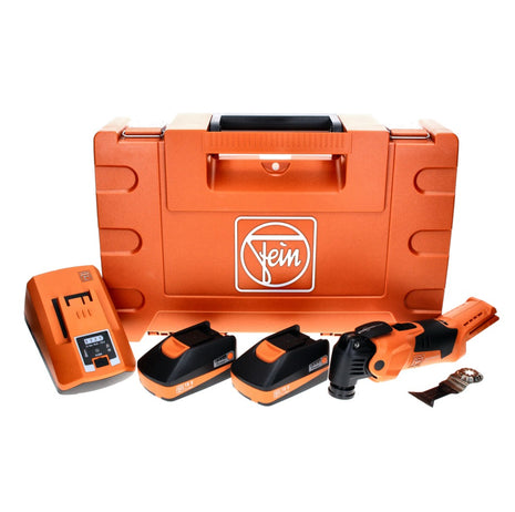 FEIN MultiMaster AMM 500 PLUS C Machine oscillante sans fil 18 V Starlock Plus + 2x Batteries 3 Ah + Chargeur + Coffret