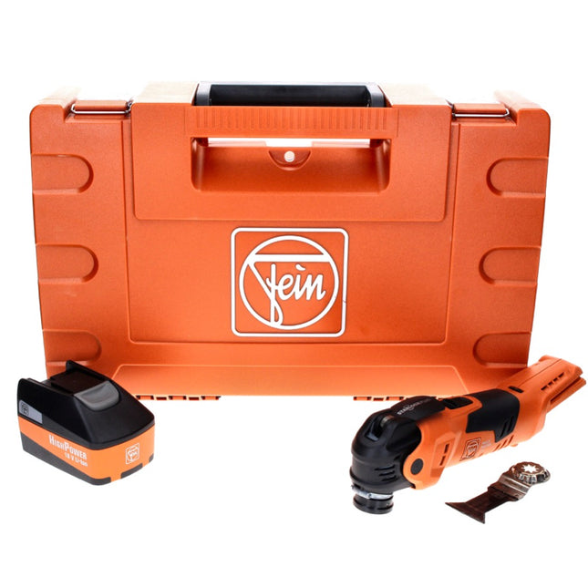 Fein MultiMaster AMM 300 Plus Machine oscillante sans fil 12 V Starlock Plus + 1x Batterie 6 Ah + Coffret - sans chargeur