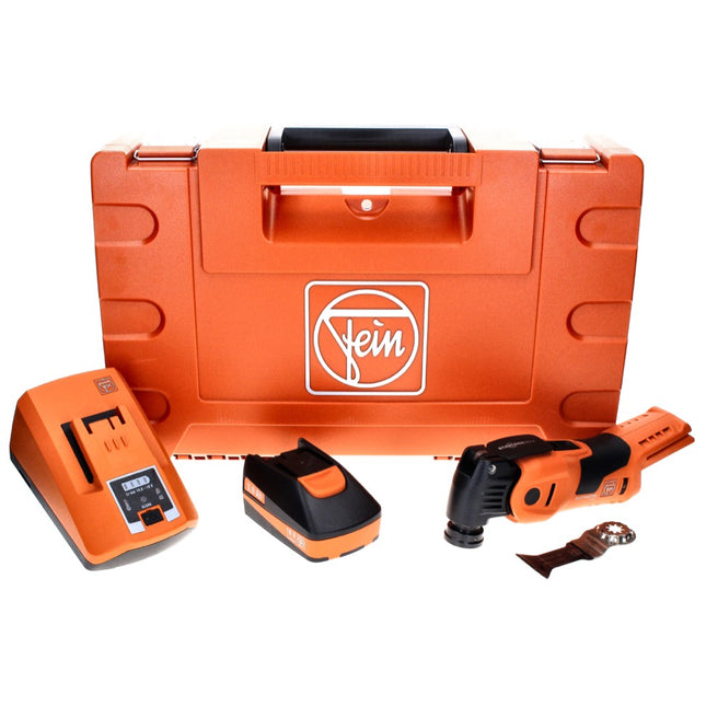 Fein MultiMaster AMM 700 MAX C Machine oscillante sans fil, 18 V, Starlock Max, sans balai + 1x Batterie 3 Ah + Chargeur + Coffret