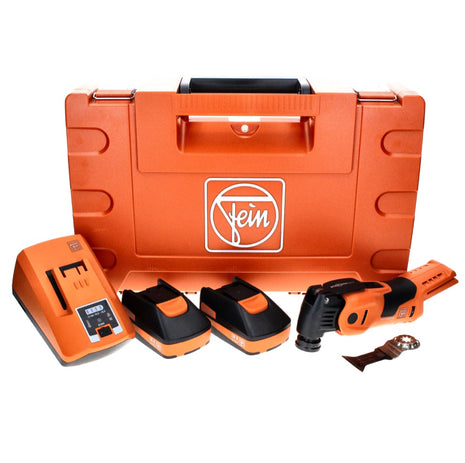 Fein MultiMaster AMM 700 MAX C Machine oscillante sans fil, 18 V, Starlock Max, sans balai + 2x Batteries 3 Ah + Chargeur + Coffret