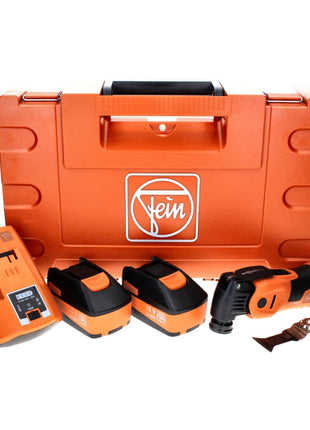 Fein MultiMaster AMM 700 MAX Machine oscillante sans fil, 18 V, Starlock Max, sans balai + 2x Batteries 6 Ah + Chargeur + Coffret