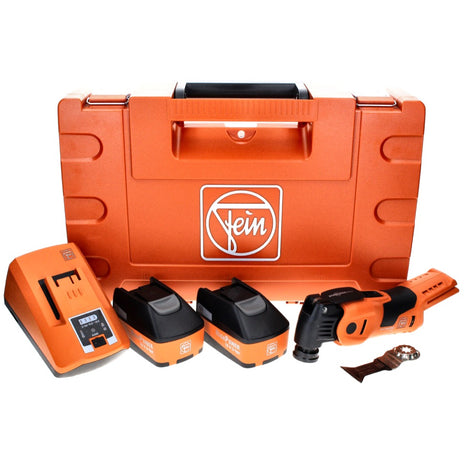 Fein MultiMaster AMM 700 MAX Machine oscillante sans fil, 18 V, Starlock Max, sans balai + 2x Batteries 5,2 Ah + Chargeur + Coffret