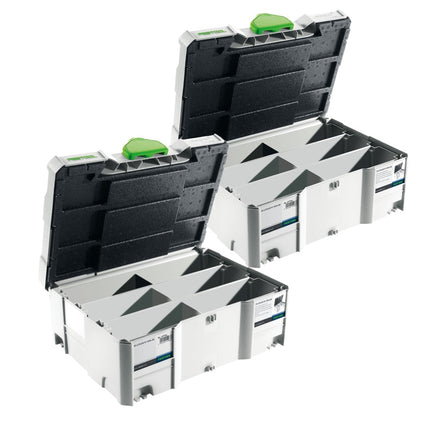 Festool Systainer T-LOC SORT-SYS 2 TL Domino 2 Stk. ( 2x 498889 ) - Toolbrothers