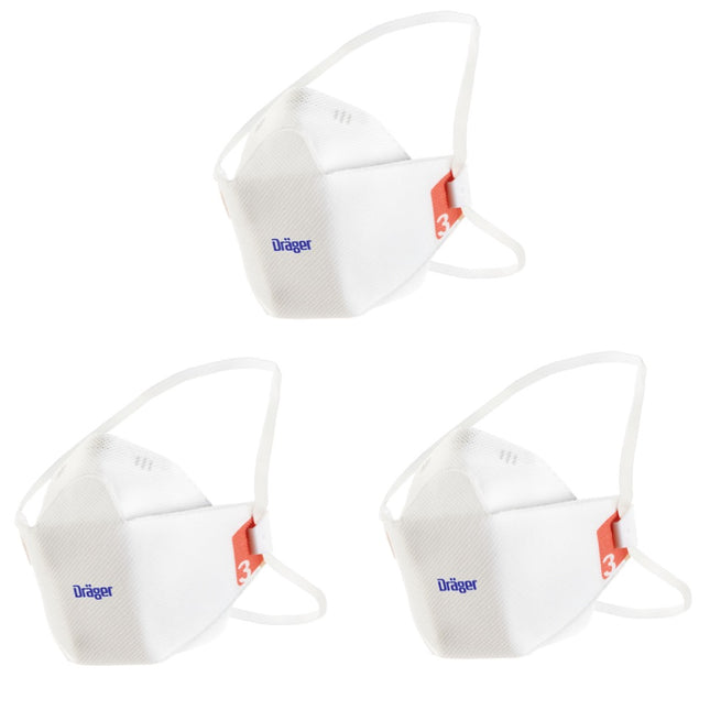 Dräger X-plore 1930 Masques respiratoire sans valve - 3 pièces EN149 : 2001 FFP3 NR D taille M/L