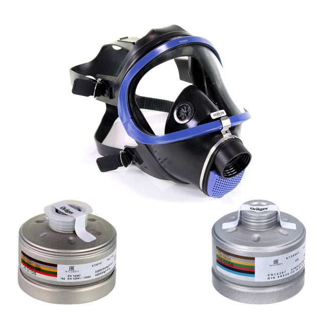 Masque complet Dräger X-plore 6300 (R55800) EN 148-1 / EN 136 Classe 2 +