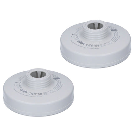 Dräger Rd40 2x P3 R Kit de filtres à particules (2x 6738932) pour masques complets X-plore 6000 et demi-masques X-plore 4000