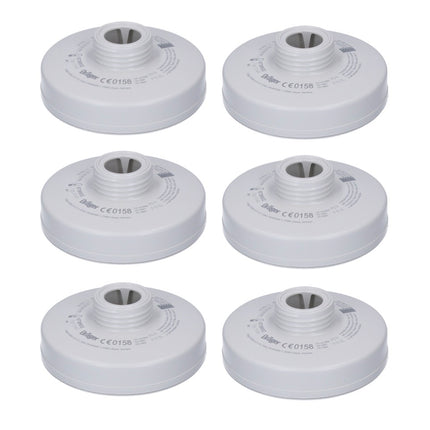 Dräger Rd40 6x P3 R Kit de filtres à particules (6x 6738932) pour masques complets X-plore 6000 et demi-masques X-plore 4000