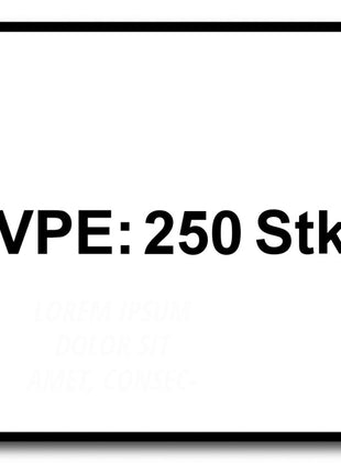 SPAX IN.FORCE Vis 8,0 x 240 mm, 250 pcs. Torx T-STAR Plus T40, Tête cylindrique, Filetage total, WIROX, CUT, Pointe de perçage (5x 1221010802405)