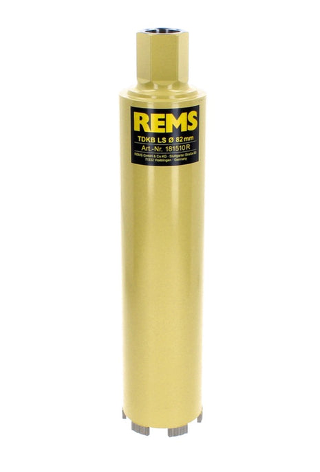 REMS TDKB LS Couronnes de carottage à sec diamantées 82 x 320 mm UNC 1 1/4" ( 181510 R ) pour carotteuse Picus DP