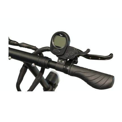 EGRET TEN V4 36 V E-Scooter Scooter électrique Moteur 350 Watt ( 95806-B ) 20 km/h jusqu'à 30 km d'autonomie 10 cm Diamètre noir/bois Légal sur route avec ABE