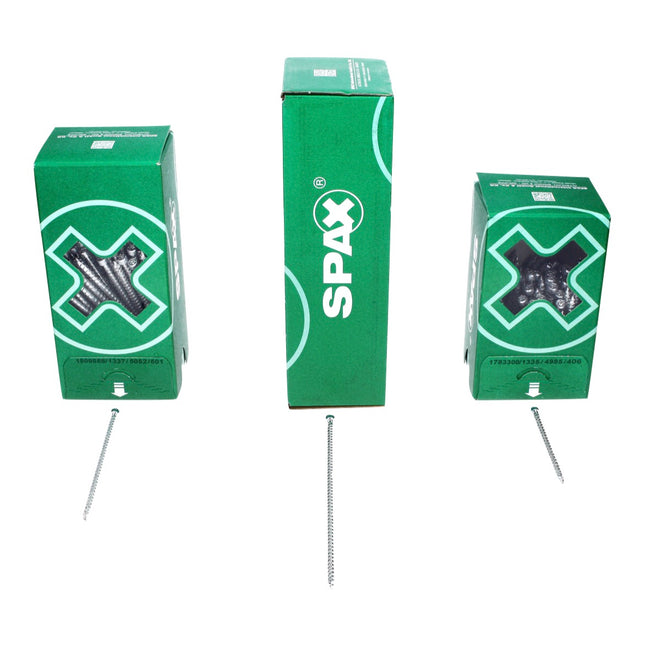 SPAX IN.FORCE Vis 6,0 x 200mm -  Filetage complet - Tête cylindrique - Torx T-STAR Plus T30 -  WIROX - Pointe de perçage4CUT -200 pcs. (2x 1211010602005)