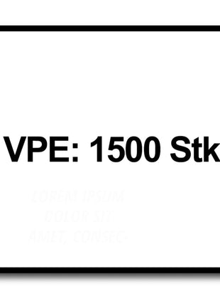 Vis à tête murale à dos plat SPAX 3,0 x 30 mm 1500 pièces (5x 0151010300303) Torx T-STAR Plus T10 pour murs arrière sans lentille filetage complet Wirox 4Cut