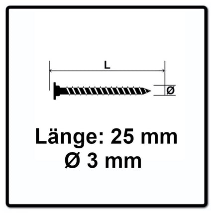 SPAX Vis à tête plate pour la fixation de panneaux arrière 3,0 x 25mm - Filetage total - T-STAR plus - T10 - WIROX - 4Cut pour panneaux arrière sans lentille 1500 pcs.  (5x 0151010300253)