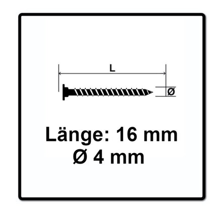 SPAX Vis à tête plate pour la fixation de panneaux arrière 4,0 x 16mm - Filetage total - T-STAR plus T20 -  WIROX - 4Cut 1500 pcs. (5x 0151010400163)