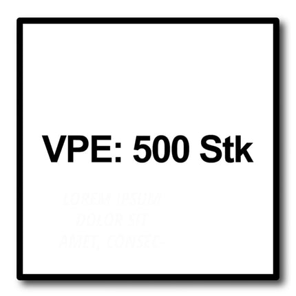 Vis SPAX IN.FORCE 6,0 x 140 mm 500 pièces (5x 1211010601405) Culasse entièrement filetée Torx T-STAR Plus T30 Foret WIROX 4CUT