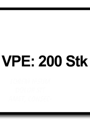 SPAX IN.FORCE Vis 6,0 x 120mm -  Filetage complet - Tête cylindrique - Torx T-STAR Plus T30 -  WIROX - Pointe de perçage 4CUT -200 pcs. ( 2x 1211010601205)