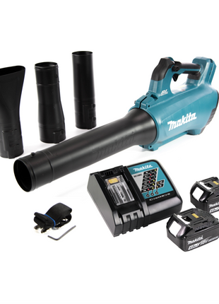 Makita DUB 184 RM batterie prompteur 18 V sans balais + 2x batterie 4,0 Ah + chargeur