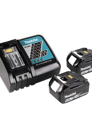 Makita DUB 184 RM batterie prompteur 18 V sans balais + 2x batterie 4,0 Ah + chargeur