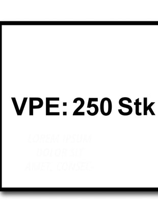 SPAX HI.FORCE Vis à tête disque 6,0 x 220 mm, 250 pcs. Torx T-Star Plus T30, Filetage partiel, Wirox 4Cut (5x 0251010602205)