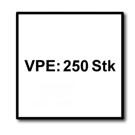 SPAX HI.FORCE Vis à tête disque 6,0 x 220 mm, 250 pcs. Torx T-Star Plus T30, Filetage partiel, Wirox 4Cut (5x 0251010602205)