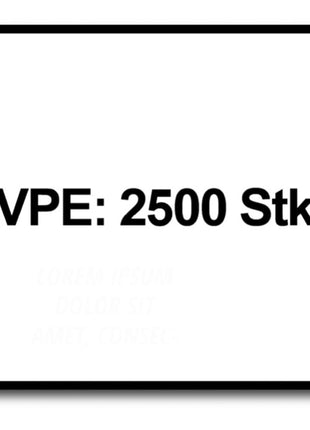 Vis à ardoise à tête spéciale SPAX 4,0 x 34 mm 2500 pièces (5x 35704015801001) Torx T-Star Plus T20 filetage partiel Wirox 4Cut