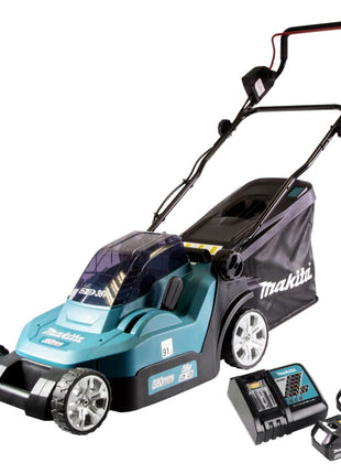 Cortacésped a batería Makita DLM 382 RM2 36 V (2x 18 V) 38 cm 40 l + 2x batería 4,0 Ah + cargador