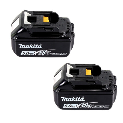 Makita DLM 382 T2 Tondeuse à gazon sans fil 36 V ( 2x 18 V ) 38 cm 40 l + 2x batterie 5,0 Ah - sans chargeur