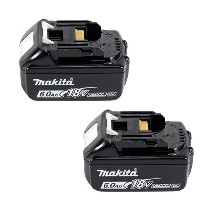 Makita DLM 382 G2 Tondeuse à gazon sans fil 36 V ( 2x 18 V ) 38 cm 40 l + 2x batterie 6,0 Ah - sans chargeur