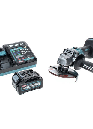 Makita GA 005 GD1 Meuleuse d'angle sans fil 40 V maxi 125 mm Brushless XGT + 1x Batterie 2,5 Ah + Chargeur