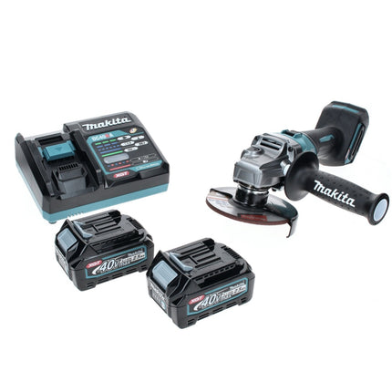 Makita GA 005 GD2 Meuleuse d'angle sans fil 40 V max. 125 mm Brushless XGT + 2x batterie 2,5 Ah + chargeur
