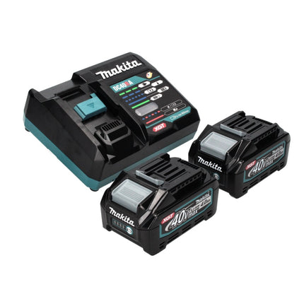 Makita GA 005 GM2 Meuleuse d'angle sans fil 40 V max. 125 mm Brushless XGT + 2x batterie 4,0 Ah + chargeur