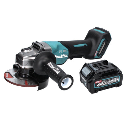 Makita GA 013 GD1 Meuleuse d'angle sans fil 40 V maxi 125 mm Brushless XGT + 1x Batterie 2,5 Ah - sans chargeur