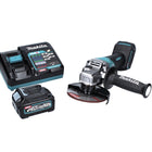 Makita GA 013 GD1 Meuleuse d'angle sans fil 40 V maxi 125 mm Brushless XGT + 1x Batterie 2,5 Ah + Chargeur