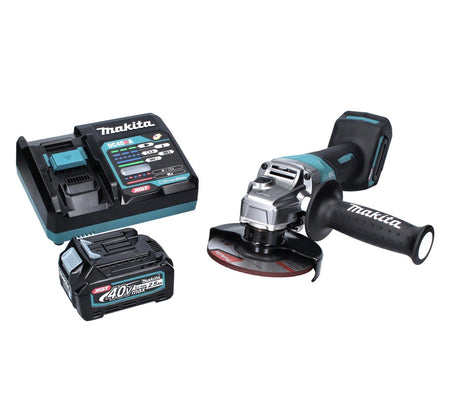 Makita GA 013 GD1 Meuleuse d'angle sans fil 40 V maxi 125 mm Brushless XGT + 1x Batterie 2,5 Ah + Chargeur