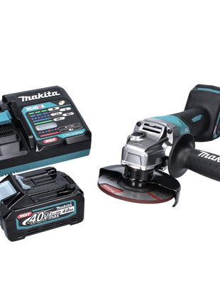 Makita GA 013 GM1 Akku Winkelschleifer 40 V max. 125 mm Brushless  XGT + 1x Akku 4,0 Ah + Ladegerät