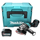 Meuleuse d'angle sur batterie Makita GA 013 GD101 40 V max. 125 mm sans balais XGT + 1x batterie 2,5 Ah + Makpac - sans chargeur
