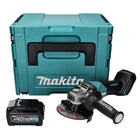 Makita GA 013 GM101 Akku Winkelschleifer 40 V max. 125 mm Brushless  XGT + 1x Akku 4,0 Ah + Makpac - ohne Ladegerät