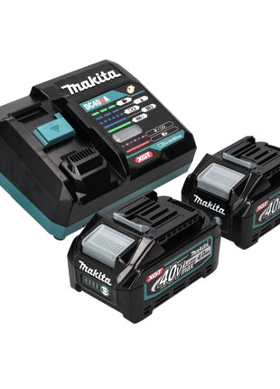 Meuleuse d'angle sur batterie Makita GA 013 GM201 40 V max. 125 mm sans balais XGT + 2x batterie 4,0 Ah + chargeur + Makpac