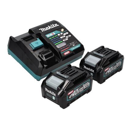Meuleuse d'angle sur batterie Makita GA 013 GM201 40 V max. 125 mm sans balais XGT + 2x batterie 4,0 Ah + chargeur + Makpac