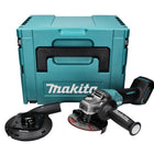 Meuleuse d'angle sur batterie Makita GA 013 GZ01 40 V max. 125 mm sans balais XGT + hotte aspirante + Makpac - sans batterie, sans chargeur