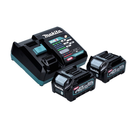 Makita GA 008 GD2 Meuleuse d'angle sans fil 40 V maxi 125 mm brushless XGT + 2x Batteries 2,5 Ah + Chargeur
