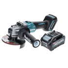 Makita GA 008 GM1 Meuleuse d'angle sans fil 40 V maxi 125 mm brushless XGT + 1x Batterie 4,0 Ah - sans chargeur