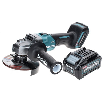 Makita GA 008 GM1 Meuleuse d'angle sans fil 40 V maxi 125 mm brushless XGT + 1x Batterie 4,0 Ah - sans chargeur