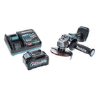 Makita GA 008 GM1 Meuleuse d'angle sans fil 40 V maxi 125 mm Brushless XGT + 1x Batterie 4.0 Ah + Chargeur