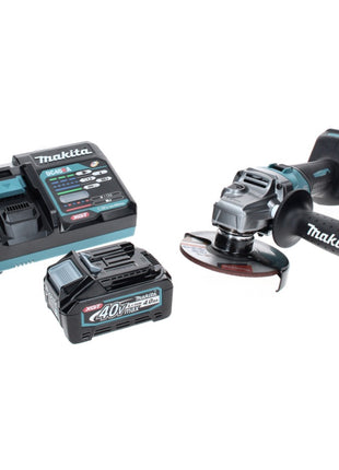 Makita GA 008 GM1 Meuleuse d'angle sans fil 40 V maxi 125 mm Brushless XGT + 1x Batterie 4.0 Ah + Chargeur